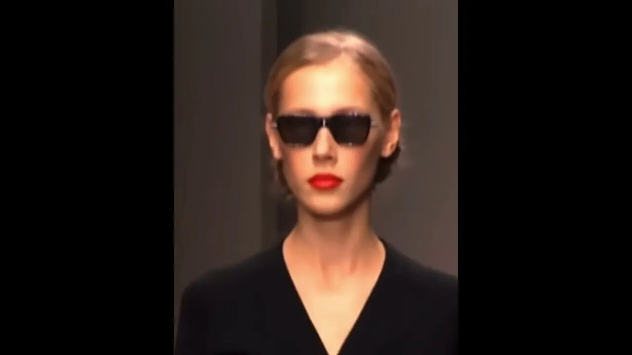 Colette Pechekhonova is first face at Prada spring summer 2001 in Milan