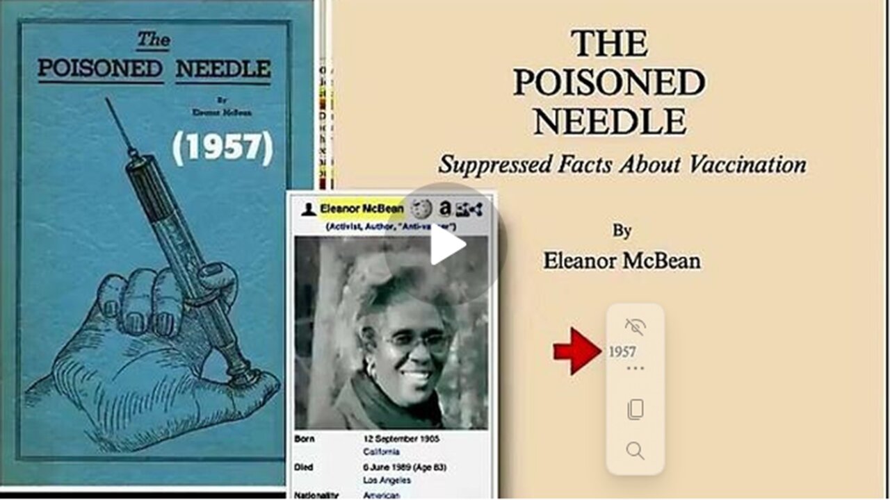 The Poisoned Needle - She was Spot on from way back when| Eleanor McBean