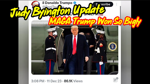 Judy Byington Update ~ MAGA - Donald Trump Won So BIGLY