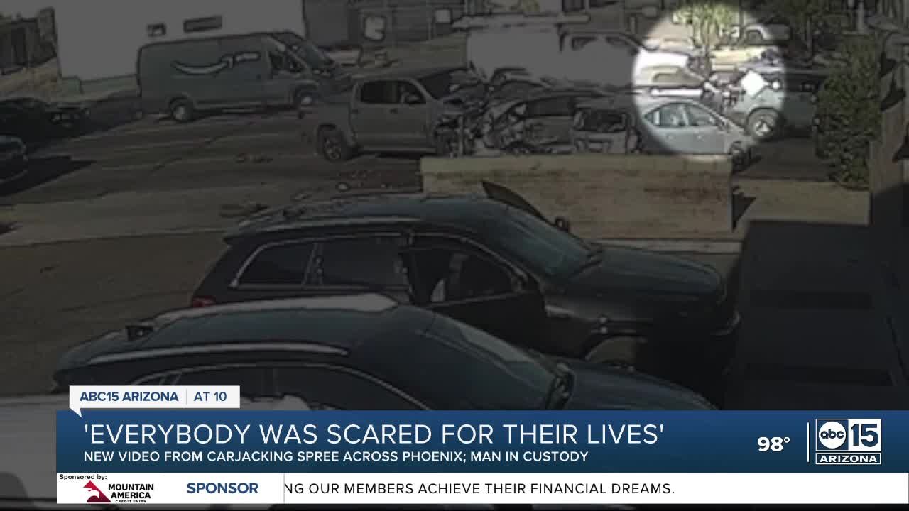 Man taken into custody after carjacking, crime spree identified