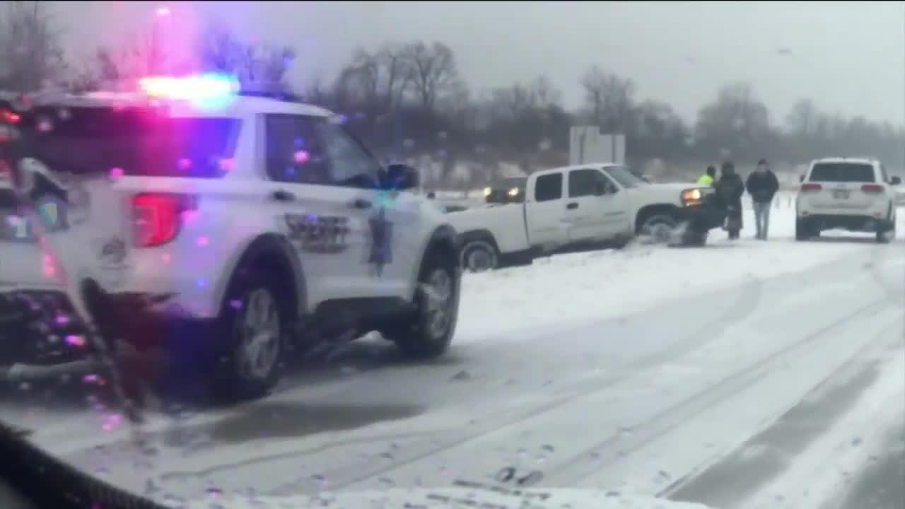 New Year's Day Slick Roads
