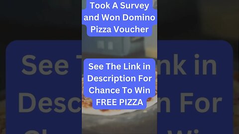 Pizza Vouchers WON for Domino Pizza