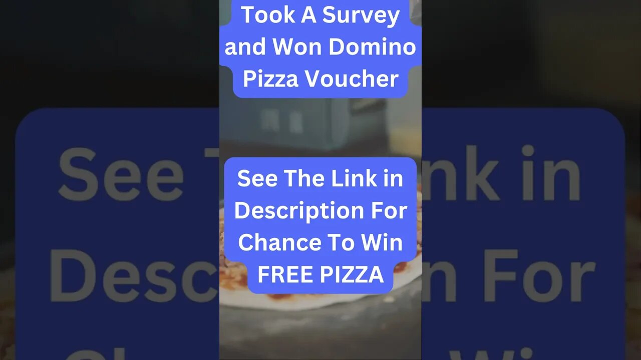 Pizza Vouchers WON for Domino Pizza