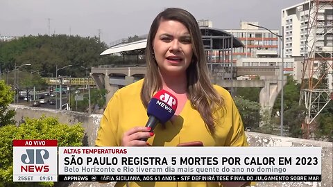 São Paulo registra cinco mortes por calor em 2023