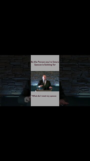 Be the Person you're future Spouse is looking for