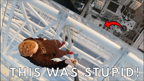 ARRESTED IN PARIS.. Sketchy glass walk!