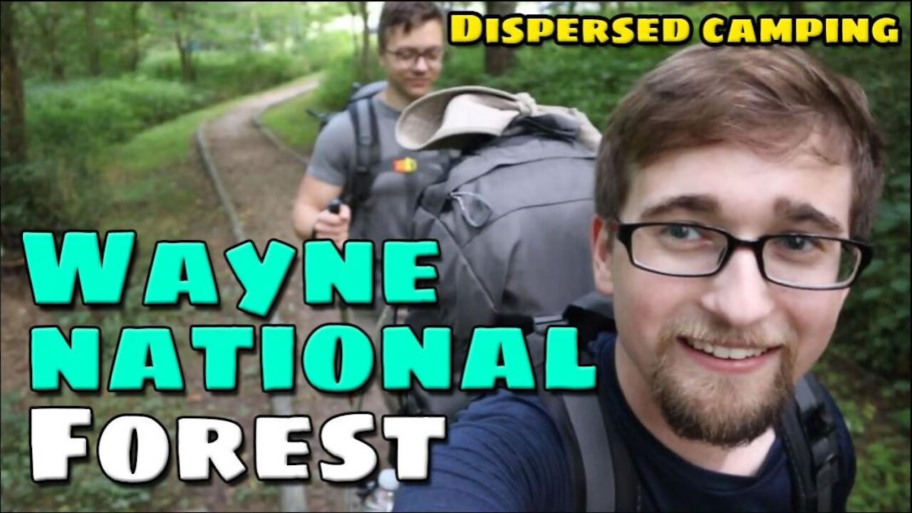 Wayne National Forest - dispersed camping with bushcraft project