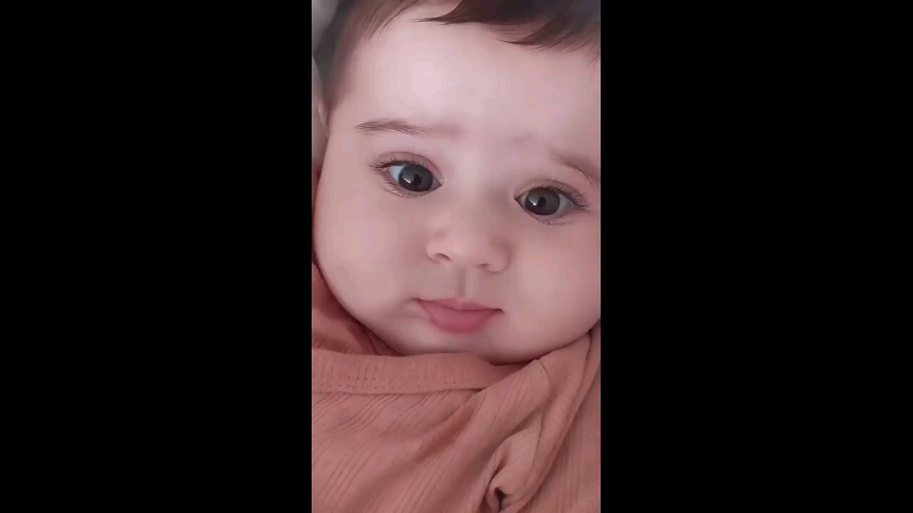 cute baby smile