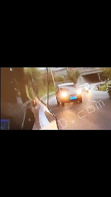 Brutal Police Motorcycle Chase of criminal in Sweden. Busted!