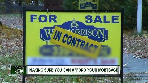 Making sure you can afford your mortgage