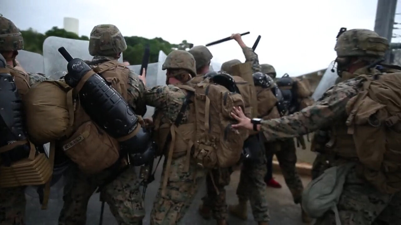 BLT 3/4, 31st MEU conducts simulated embassy reinforcement