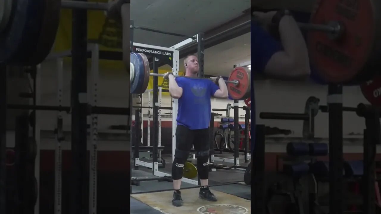 140 kg / 308 lb - Rack Jerk