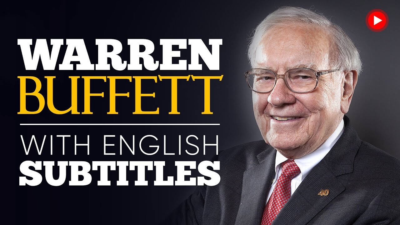 ENGLISH SPEECH WARREN BUFFETT Becoming successful English Subtitles