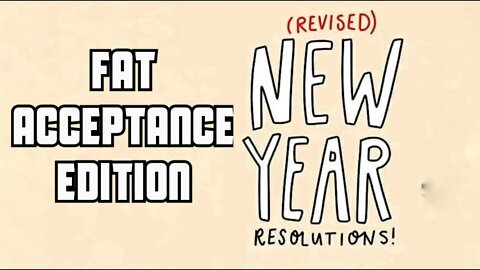 Fat Acceptance New Year's Resolutions