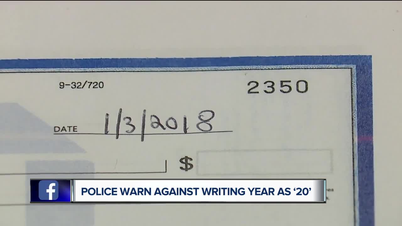 New Year Tip: Don’t abbreviate 2020 when you sign documents, police warn
