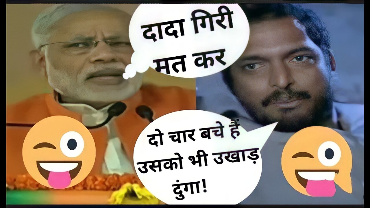 Modi vs Nana patekar comedy compilation // best comedy videos