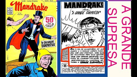 MANDRAKE 127 A GRANDE SUPRESA #museudogibi #gibi #quadrinhos #comics #historieta