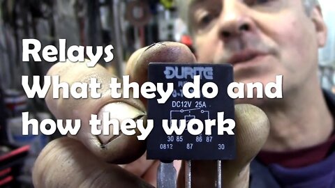 A brief explanation of what a relay is, and how it works