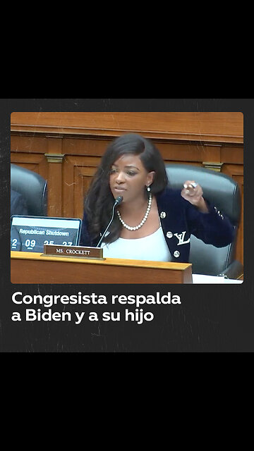 Congresista demócrata defiende a Biden y destaca el amor que tiene por su hijo Hunter