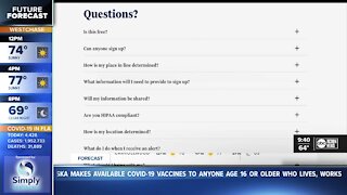 Website allows you to sign up to receive leftover COVID-19 vaccines