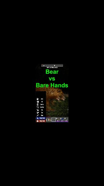 7 Days to Die #Shorts Punch a Bear