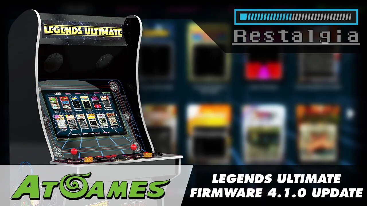 Legends Ultimate Arcade Cabinet Firmware 4.1.0 Release