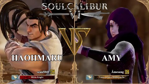 Haohmaru (sean5041) VS Amy (Amesang) (SoulCalibur VI — Xbox One Ranked)