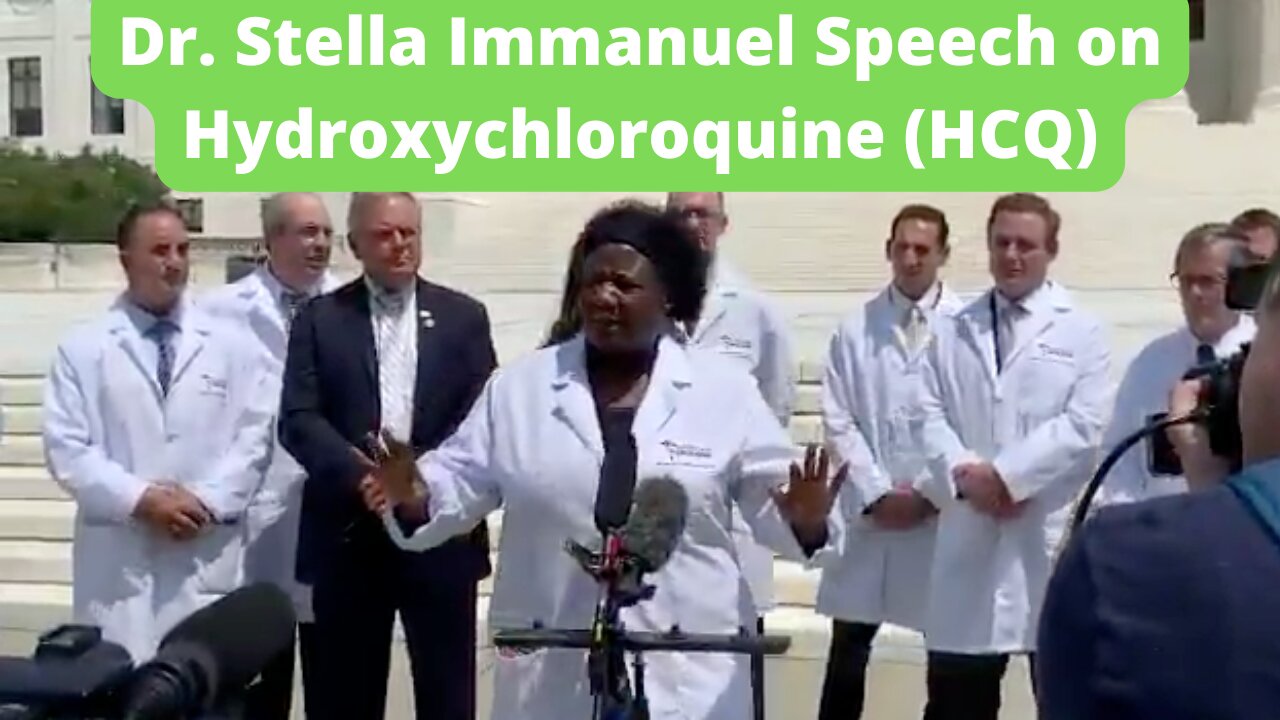 Dr. Stella Immanuel Speech on Hydroxychloroquine