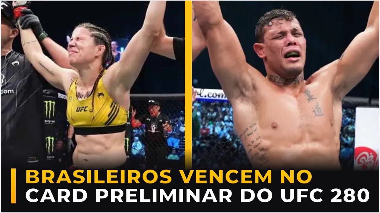 KAROL ROSA E CAIO BORRALHO VENCEM NO UFC 280!