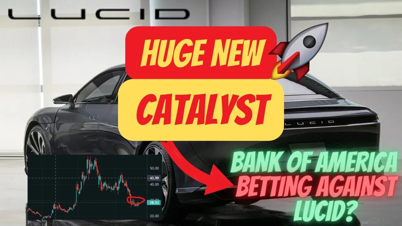 HUGE NEW LCID CATALYST 🔥🔥 BoA BETTING AGAINST LCID 🚀 86% POSITIVE OPTIONS $LCID