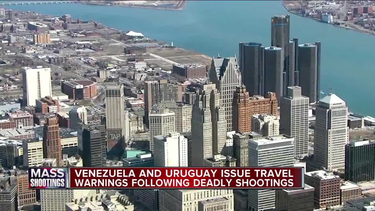 South American country issues travel warning to US, Detroit after weekend of mass shootings