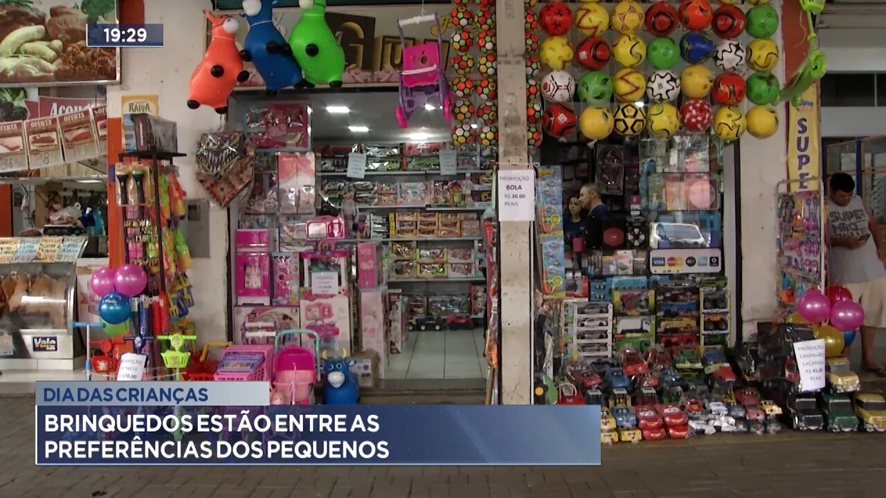 Dia das Crianças: Brinquedos estão entre as Preferências dos Pequenos.