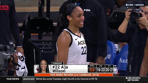 A'ja Wilson TIES WNBA RECORD, 53 POINTS In Las Vegas Aces Win vs Atlanta Dream | Post Game Interview