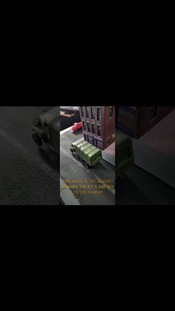 Roswell UFO Crash Diorama #shorts