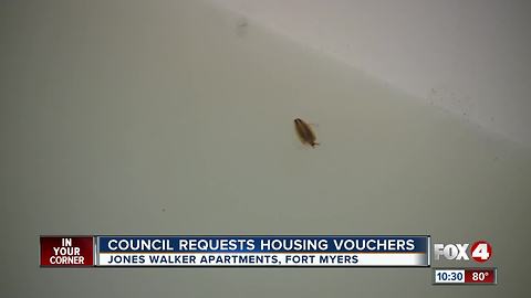 City requests housing vouchers for Jones Walker apartment residents