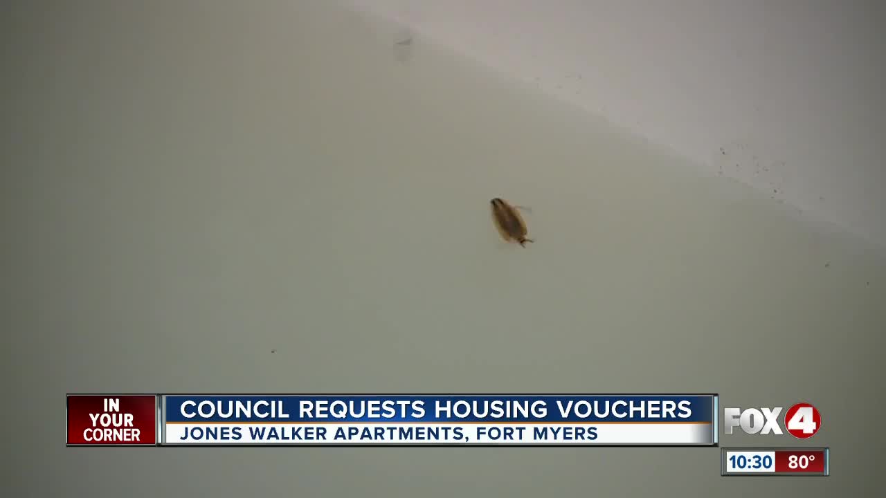 City requests housing vouchers for Jones Walker apartment residents