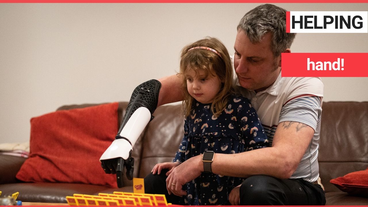 Dad becomes first military veteran to receive a 3D-printed multi-grip 'bionic arm'