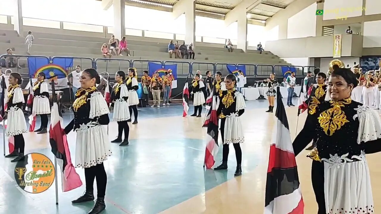 CORPO COREOGRÁFICO DA BM. HEITOR VILA LOBOS 2022 NA COPA NORTE NORDESTE DE BANDAS E FANFARRAS 2022