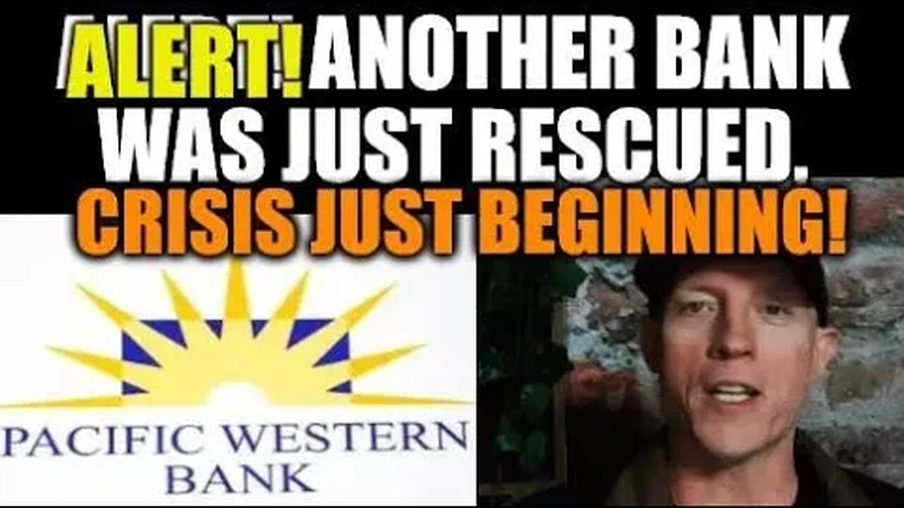 ALERT! ANOTHER BANK WAS JUST RESCUED, YOUR MONEY AT RISK, I'M BEING CAREFUL, GET READY FOR CRISIS