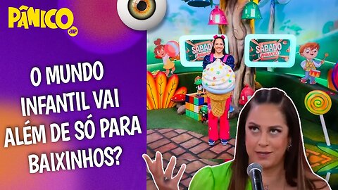 Silvia Abravanel sobre SÁBADO ANIMADO: 'NÃO FAÇO PAPEL DE APRESENTADORA INFANTIL, MAS SIM DE MÃE'