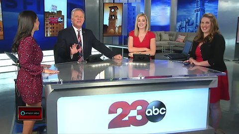 Mike scares the morning crew!