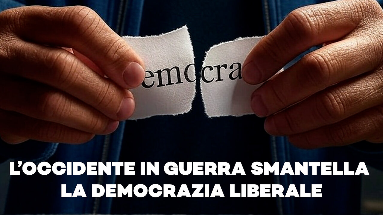 L’Occidente in guerra smantella la democrazia liberale: un lusso che non possono più concederci