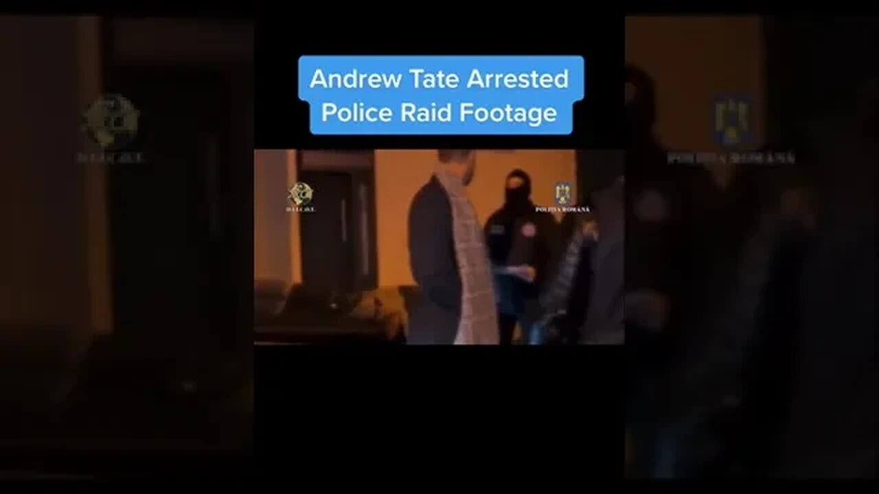 Andrew Tate Arrested by police in Romania at his compound.