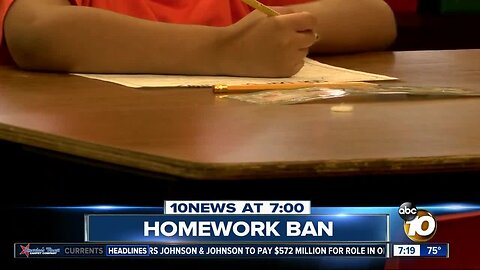 Bill introduced to ban homework?