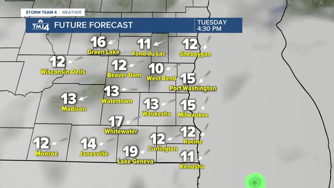 Skies will be partly cloudy tonight, but some patchy fog is also possible