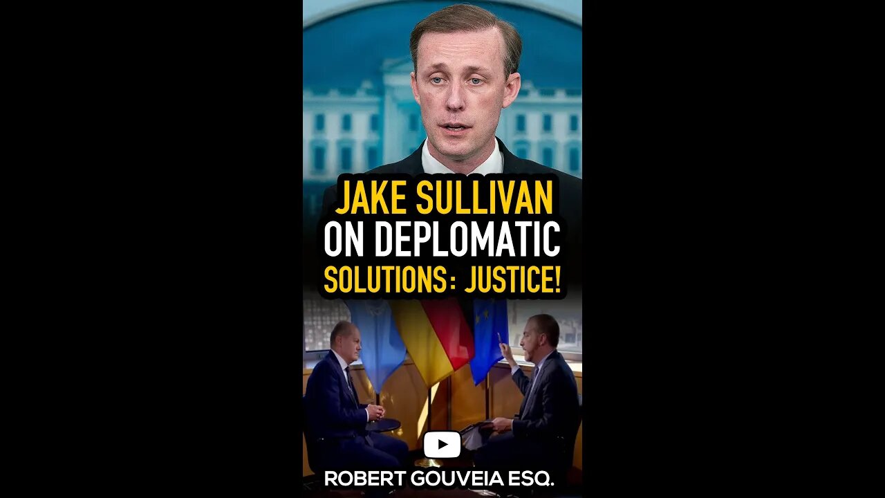 Jake Sullivan on Diplomatic Solutions: JUSTICE! #shorts