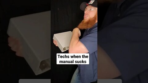 When the service manual sucks.....