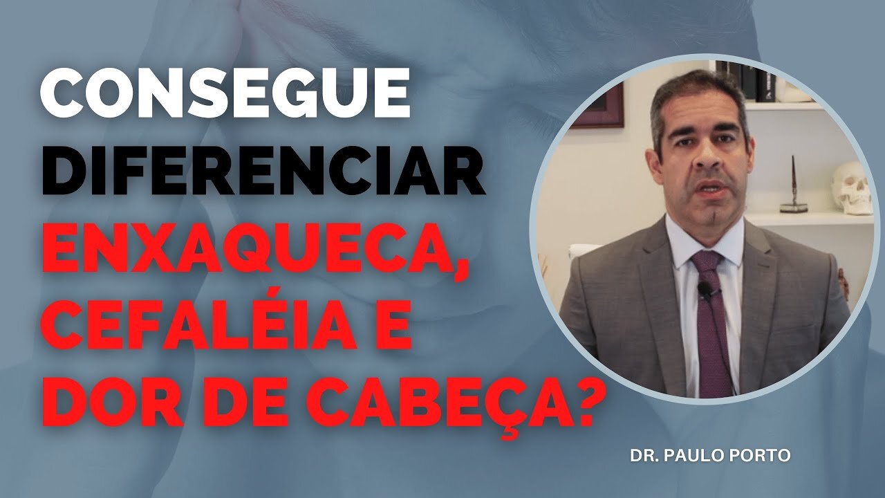 COMO DIFERENCIAR DOR DE CABEÇA, CEFALÉIA E ENXAQUECA? #DORDECABEÇA