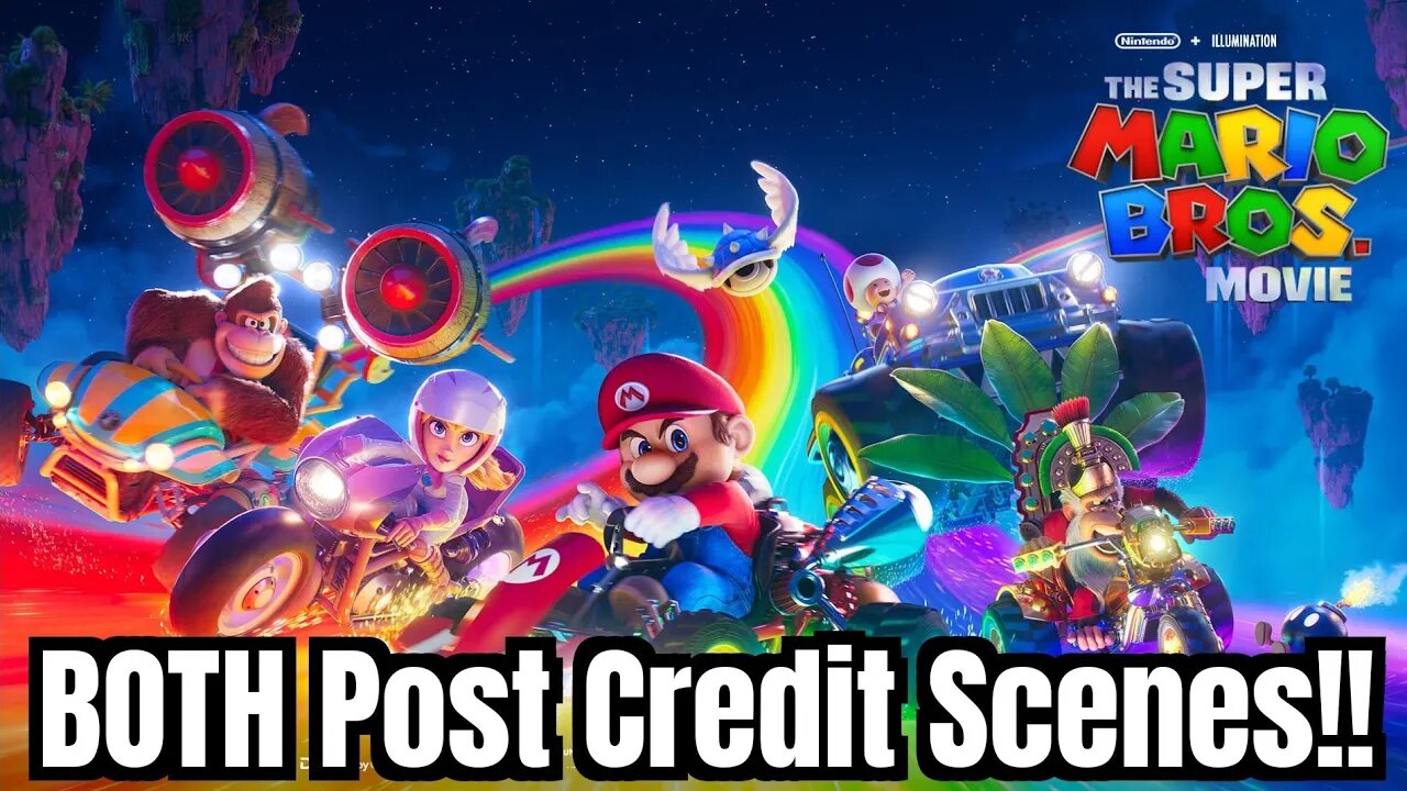 BOTH Mario 2023 POST CREDIT SCENES!!