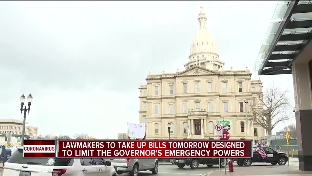 Lawmakers to take up bills designed to limit's governor's emergency power